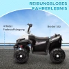 Aiyaplay Elektrische Quad Voor Kinderen 12v Kinderquad Met 4 Wiel Ophanging, Mp3 Muziekspeler, Kindervoertuig Met Koplampen, Vooruit En Achteruitversnelling, Voor 3 5 Jaar Oude Kinderen, 5 Km/u, Metaal, Wit 5