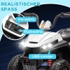 Aiyaplay Elektrische Quad Voor Kinderen 12v Kinderquad Met 4 Wiel Ophanging, Mp3 Muziekspeler, Kindervoertuig Met Koplampen, Vooruit En Achteruitversnelling, Voor 3 5 Jaar Oude Kinderen, 5 Km/u, Metaal, Wit 6