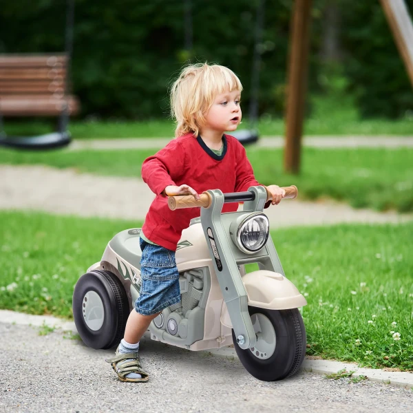 Aiyaplay Glijdende Auto, Glijdend Voertuig Met Muziek, Kinder Voertuig, Kinder Auto Met Bellen Voor Kinderen 2 5 Jaar, Tot 30 Kg Belastbaar Crèmewit 80 X 35,5 X 42 Cm 2