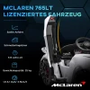 Aiyaplay Kinder Elektrische Auto 12 V Kinderwagen Met 2,4g Afstandsbediening, Mp3 Muziek, Elektrisch Voertuig Met Claxon, Lichtjes, Vleugeldeuren, Zachte Start, 3 5 Km/u, Voor 3 6 Jaar Kinderen, Wit 5