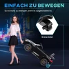 Aiyaplay Kinder Elektrische Auto 12 V Kinderwagen Met 2,4g Afstandsbediening, Usb, Mp3, Muziek, Elektrisch Voertuig Met Lichtjes, Zachte Start, Achteruit Functie, 3 5 Km/u, Voor Kinderen 3 6 Jaar, Zwart 6