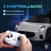 Aiyaplay Kinder Elektrische Auto 12v Kinderwagen Met 2,4 Ghz Afstandsbediening, 2 Motor, Kindervoertuig Met Claxon, Led, Muziek, Zachte Start, Elektrisch Voertuig Met Hulpwiel, Voor 3 5 Jaar Kinderen, Grijs 6