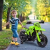 Aiyaplay Kinder Elektrische Motorfiets, 6v Kinderfiets Met Trainingswielen, Kinderrijtuig Met Claxon En Startgeluid, 3 Km/u, Voor Kinderen Van 3 8 Jaar, Max. 30 Kg, Groen 2