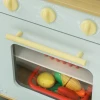 Aiyaplay Kinderkeuken Speelkeuken Met Magnetron, Fornuis, Oven En Keukenaccessoires, Poppenkeuken Met Opbergruimte Voor Kinderen Van 3+ Jaar, Blauw 9