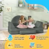 Aiyaplay Kindersofa, 14 Delige Modulaire Kindercouch Van Schuim, Zachte Bouwstenen, Speelsofa Voor Kinderen Vanaf 18 Maanden, Kinderkamer Of Speelkamer Grijs 7