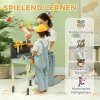 Aiyaplay Kinderwerkbank Met Gereedschap En Accessoires, Werkbank Met Schroevendraaier En Sleutel, Tang, Speelgoed Voor Kinderen Van 3 6 Jaar, 58 X 31 X 77,5 Cm Lichtblauw 6