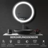 Badkamerspiegel Ø50 Cm Met Led Verlichting, Touch Functie, Geheugenfunctie, Anti Condens, Ip44 Voor Moderne Badkamer 5