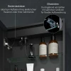 Badkamerspiegelkast, Badkamerkast Met Led Verlichting, Anti Condens, Hangende Kast Met 3 Lichtkleuren, Geheugenfunctie Voor Badkamer, Zwart, 50 X 12,8 X 70 Cm 8