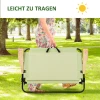 Campingstoel 2 Zits Opvouwbaar Draagbaar Tuinstoel Regisseursstoel Vouwstoel Met Drankhouder Voor Outdoor Picknick Wandelen Max. Belasting 160 Kg Lichtgroen 114 X 67 X 80 Cm 7