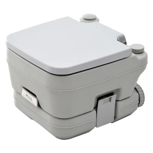 Campingtoilet Draagbare Reistoilet Max. Draagvermogen Tot 200 Kg 10l Vouwtoilet Droogafscheidingstoilet Voor Kamperen, Wandelen, Reizen, Vissen Grijs 1