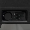 Elektrische Haard Met Verwarming, Led Vlam Effect, 1800 W Staande Haard Met Laag Geluidsniveau, Oververhittingsbeveiliging Voor Woonkamer, Slaapkamer, Zwart 9