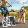 Fietslijn Voor Honden Fiets Hondenlijn Eenvoudige Installatie En Demontage Hondenlijn Voor Fiets, Fietsen, Training, Joggen, Zwart 8