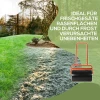 Grasrol 50cm Breed, Tuinrol Vulbaar Met 38l Water/ 62 Kg Zand, Handrol Met U Vormige Handvat, Grasroller Gemaakt Van Staal, Akkerrol, Rood 6