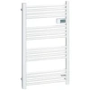 Handdoekradiator 540x960 Mm Badkamerradiator 16 Verwarmingsstaven Met Oververhittingsbeveiliging Wandmontage Aluminium Wit Voor Badkamer 1