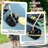 Hondenwagen 3 In 1 Hondenbuggy Opvouwbare Hondenbox, Inklapbare Transporttas Met Drankhouder, Honden Buggy, Kattenwagen Met 360° Wielen Kattenbuggy Voor Mini Honden Onder 4 Kg, Grijs 8