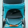 Hondenwagen 3 In 1 Hondenbuggy Opvouwbare Hondenbox, Inklapbare Transporttas Met Drankhouder, Honden Buggy, Kattenwagen Met 360° Wielen Kattenbuggy Voor Mini Honden Onder 4 Kg, Turkoois 10