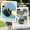 Hondenwagen 3 In 1 Opvouwbare Hondenbuggy, Inklapbare Transporttas Met Drankhouder, Honden Buggy, Kattenwagen Met 360° Wielen Kattenbuggy Voor Mini Honden Onder 4 Kg, Lichtgrijs 8