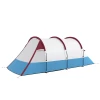 Kampeertent, Tunneltent Voor 3 Personen, Met Licht Haak, Voortent, 2 Kamers, Winddichte Familietent Met Draagtas, 2000mm Waterafstotend Pop Up Tent Voor Camping, Tuin, Rood 1