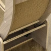 Kattenlooprad Looprad Voor Katten 91 Cm Met Rem, Krabplank, Kattenrad Voor Gezonde Beweging, Ontspanning, Walnoot 10