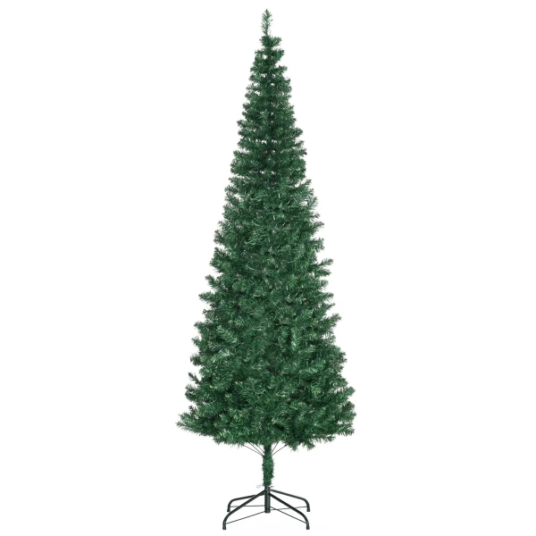 Kerstboom 2,1 M Kunstkerstboom Demonteerbaar Met Standaard 631 Takken Pvc Groen Ø81 Cm Voor Feestelijke Decoratie 1