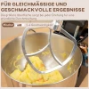 Keukenmachine Kneedmachine 5,5l Rvs Kom 1400w 6+p Snelheid Deegmachine Met Roerhaak, Kneedhaak, Garde, Spatscherm, Deegkrabber En Eierscheider Zwart 7