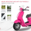 Kinder Elektrische Motorfiets, 6v Kinderfiets Met Koplamp, Muziek, Voor En Achteruitversnelling, Trainingswielen, 30 Kg Draagvermogen, Elektrische Motorfiets Voor Kinderen Van 3 6 Jaar, Roze 10