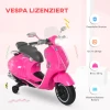 Kinder Elektrische Motorfiets, 6v Kinderfiets Met Koplamp, Muziek, Voor En Achteruitversnelling, Trainingswielen, 30 Kg Draagvermogen, Elektrische Motorfiets Voor Kinderen Van 3 6 Jaar, Roze 5