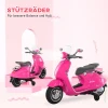 Kinder Elektrische Motorfiets, 6v Kinderfiets Met Koplamp, Muziek, Voor En Achteruitversnelling, Trainingswielen, 30 Kg Draagvermogen, Elektrische Motorfiets Voor Kinderen Van 3 6 Jaar, Roze 8