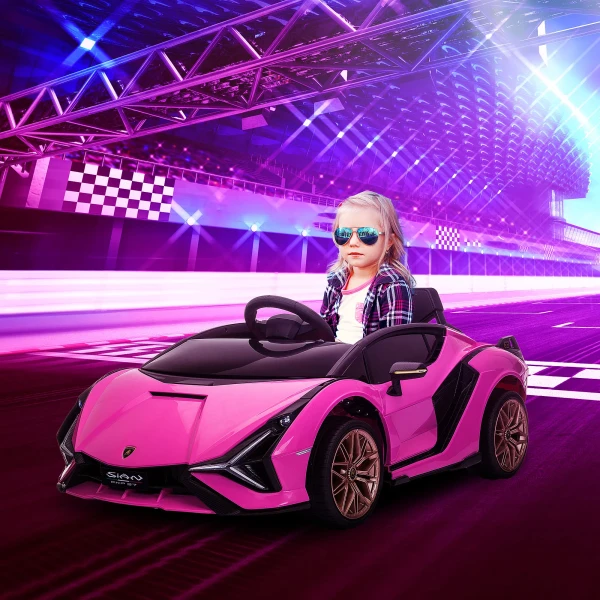 Kinder Elektrische Suv Met 3 Versnellingen, Veiligheidsgordels, Afstandsbediening, Muziek (mp3/usb) Licht, Voor 37 60 Maanden, Draagvermogen 25kg, Roze 2