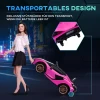 Kinder Elektrische Suv Met 3 Versnellingen, Veiligheidsgordels, Afstandsbediening, Muziek (mp3/usb) Licht, Voor 37 60 Maanden, Draagvermogen 25kg, Roze 9