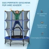 Kindertrampoline Ø140 Cm, Trampoline Met Veiligheidsnet, Randafdekking, Tuintrampoline Voor Kinderen 3 10 Jaar, Tot 50 Kg Belastbaar, Blauw 8