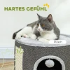 Krabton, 30 Cm Hoog Kattenton Met Hol, Krabpaal, Kattentoren Van Sisal, Voor Kat Tot 5 Kg, Donkergrijs 6