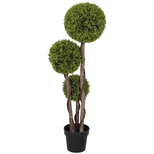 Kunstmatige Buxusboom, 115 Cm Kamerplant, Kunstplant In Pot, Decoratieve Plant, Decoratieve Planten Voor Thuis, Kantoor, Gang, Tuin, Groen 1