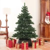 Kunstmatige Kerstboom, 150 Cm Kerstboom Met 565 Toppen, Opvouwbare Stalen Voet, Vlamvertragend, Voor Kerstdecoratie, Binnen, Groen 2