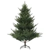 Kunstmatige Kerstboom, 180 Cm Kerstboom Met 1046 Toppen, Stalen Standaard, Moeilijk Ontvlambaar, Voor Kerstdecoratie, Binnen, Groen 1