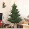 Kunstmatige Kerstboom, 180 Cm Kerstboom Met 1046 Toppen, Stalen Standaard, Moeilijk Ontvlambaar, Voor Kerstdecoratie, Binnen, Groen 2