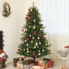 Kunstmatige Kerstboom, 180 Cm Kerstboom Met 818 Punten, Snelmontage Vouwsysteem, Stalen Standaard, Voor Kerstdecoratie, Binnen, Groen 2