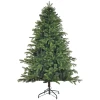 Kunstmatige Kerstboom 180 Cm Met 1700 Toppen, Inklapbaar & Stabiele Metalen Standaard, Ideaal Voor Kerstdecoratie, Groen 1