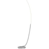 Led Staande Lamp Woonkamer Staande Lamp Met Voetschakelaar, Dimbare Staande Lamp Met Aanpasbare Helderheid, Staande Lamp Voor Slaapkamer, Zilver 1