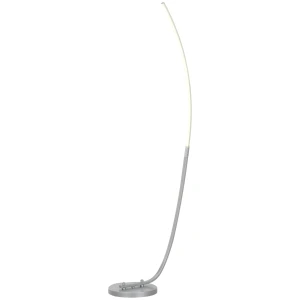 Led Staande Lamp Woonkamer Staande Lamp Met Voetschakelaar, Dimbare Staande Lamp Met Aanpasbare Helderheid, Staande Lamp Voor Slaapkamer, Zilver 1