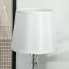 Led Tafellamp Oplaadbaar Via Usb, Kristallen Nachtkastlamp, Lampvoet E27, Voor Woonkamer Slaapkamer, Glas, Zilver 23 X 23 X 45 Cm 9