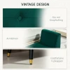 Luxe Zitbank Gestoffeerde Bank Met Opbergruimte Armleuningen Kistbank Fluweelachtig Polyester Rubberhout Groen 107 X 42 X 65 Cm 7