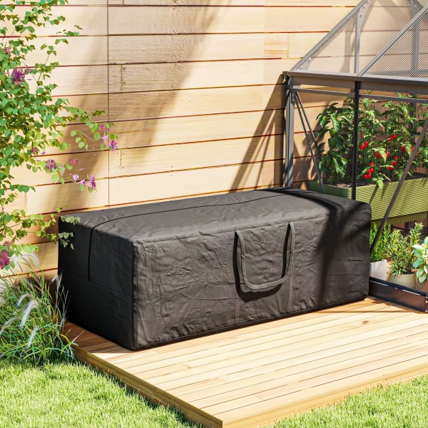 Opbergtas 600d Oxford, 840l Draagtas Tot 100kg Belastbaar, Uv30+ Waterdichte Kussentas, Voor Kamperen En Reizen, 175 X 80 X 60 Cm, Zwart 9