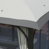 Paviljoen Met Dubbeldak, 4x3,3 M Waterafstotend Stabiel Winterbestendig Tuinpaviljoen Met Muggennet, Zijkanten, Tuin Paviljoen Gemaakt Van Verzinkt Metaal, Voor Tuin, Terras, Lichtgrijs 10