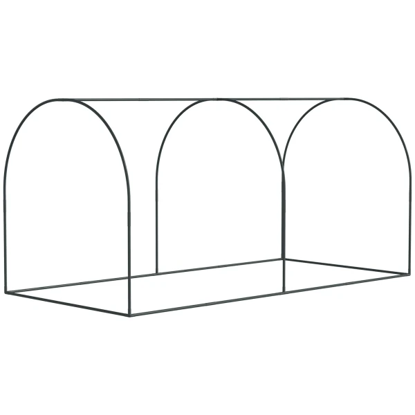 Plantenbeschermingsnet 2,5x1,2m, Groentebeschermingsnet Met Deur, Stalen Frame, Winddicht Groentennet, Tuin Fijnmazig, Insectenbeschermingsnet Met Draagtas Tuinnet Voor Planten Groenten Fruit Bloemen 10