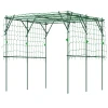 Roestvrij Stalen Klimrek Met Driehoekig Ondersteuningsontwerp 223x223x223 Cm Rozenboog Voor Klimplanten Tuin Trellis Voor Kamerplanten Plant Trellis Voor Groenten Bloemen Groen 1