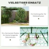 Roestvrij Stalen Klimrek Met Driehoekig Ondersteuningsontwerp 223x223x223 Cm Rozenboog Voor Klimplanten Tuin Trellis Voor Kamerplanten Plant Trellis Voor Groenten Bloemen Groen 8