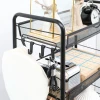 Serveerwagen Afneembaar, Rolwagen Met 4 Niveaus, Keukenwagen Met Haken, Opbergwagen Met Handvat, Remmen, Voor Keuken, Woonkamer, Staal, Zwart 9