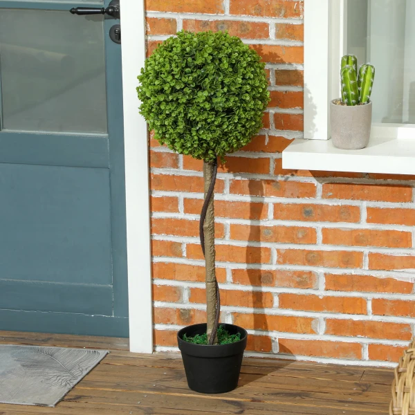 Set Van 2 Kunstmatige Eucalyptus, 90 Cm Kamerplant, Kunstplant In Pot, Grote Decoratieve Planten Voor Thuis, Kantoor, Gang, Tuin, Groen 10