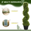 Set Van 2 Kunstmatige Spiraal Eucalyptus, 90 Cm Kamerplant, Kunstplant, Grote Decoratieve Planten In Pot Voor Thuis, Kantoor, Gang, Tuin, Groen 6